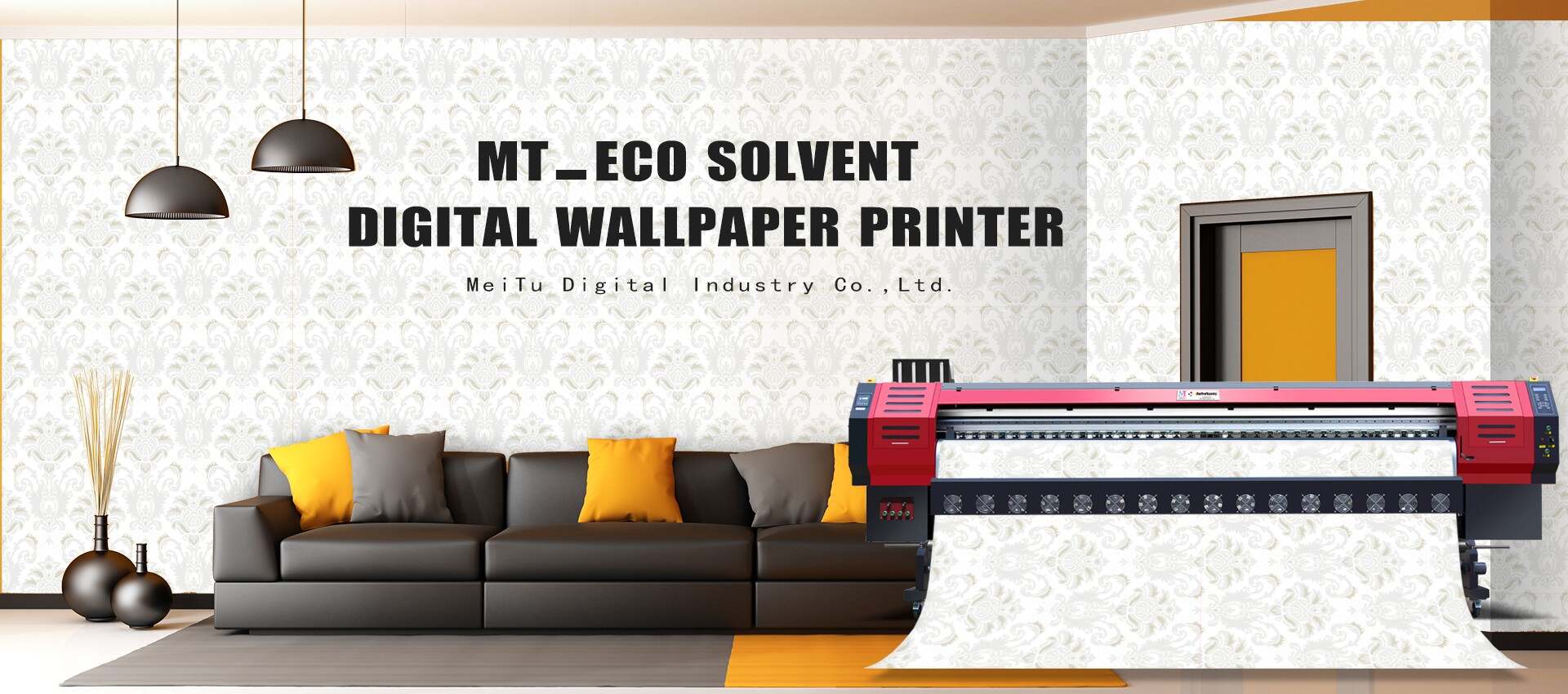 Wallpaper Printing Machine  Interior décor printer  Vulcan Prime  YouTube