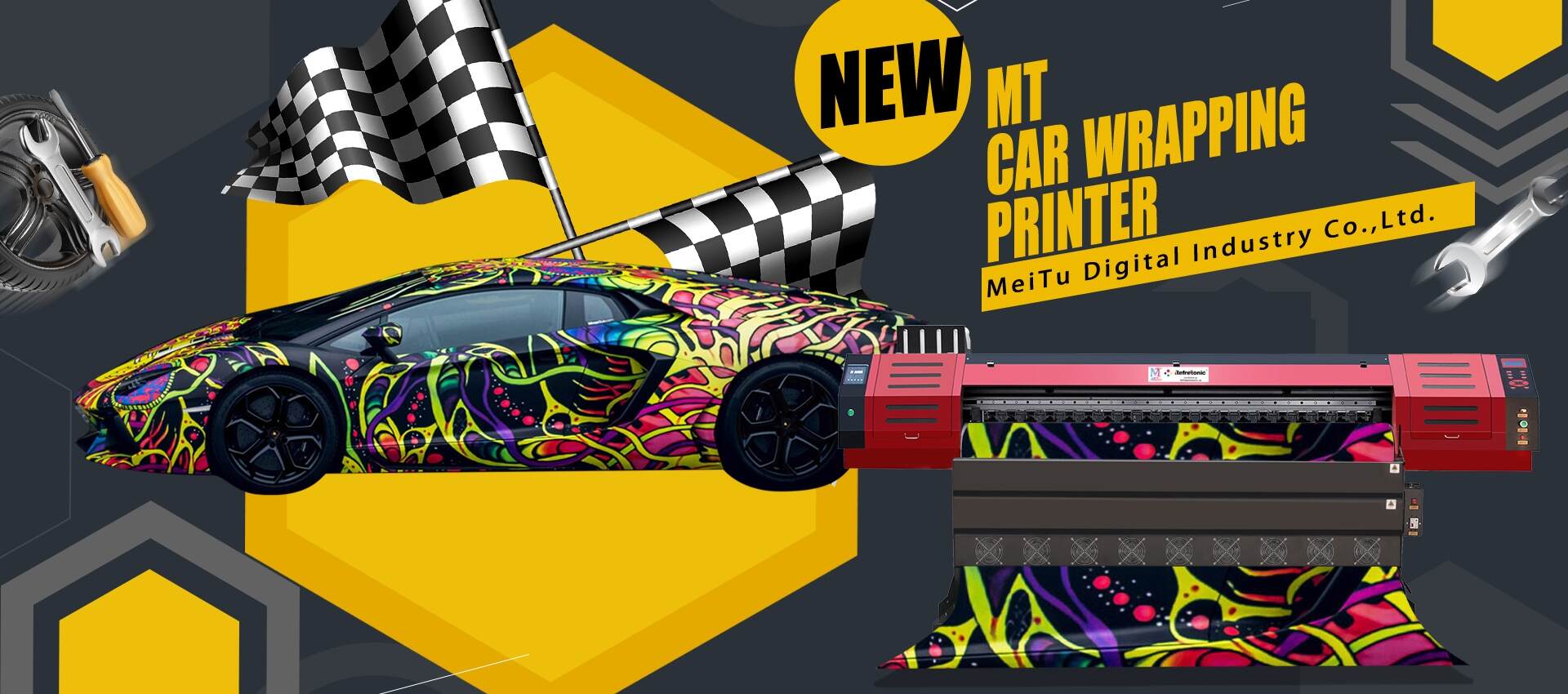 Vinyl shop wrap printer