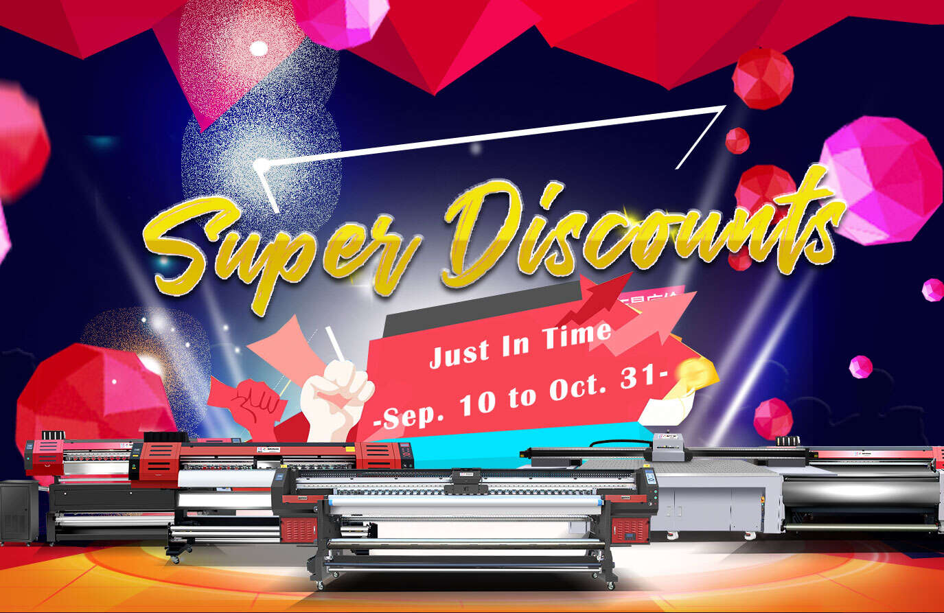 Super Discounts Just In Time Sep.10 to Oct.31