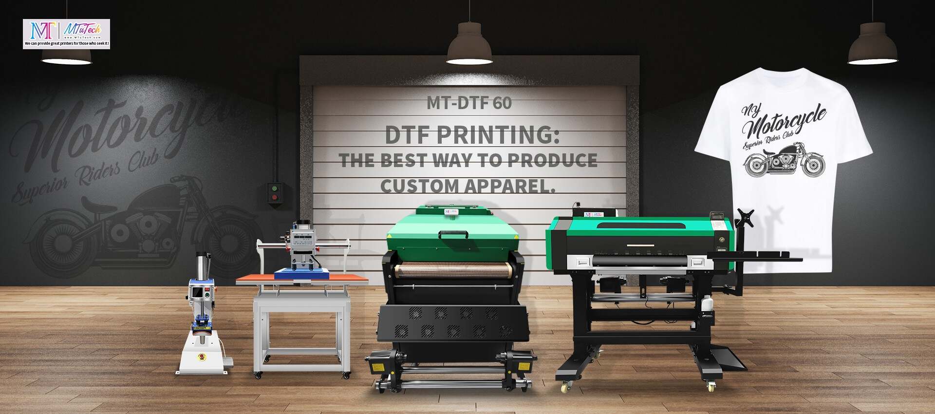 DXZ A3 DTF Printer with Roll Feeder XP600 DTF Transfer Printer Built-in  White Ink Circulation System for DIY Fabrics,Leather,T-Shirt,Hoodie,Other