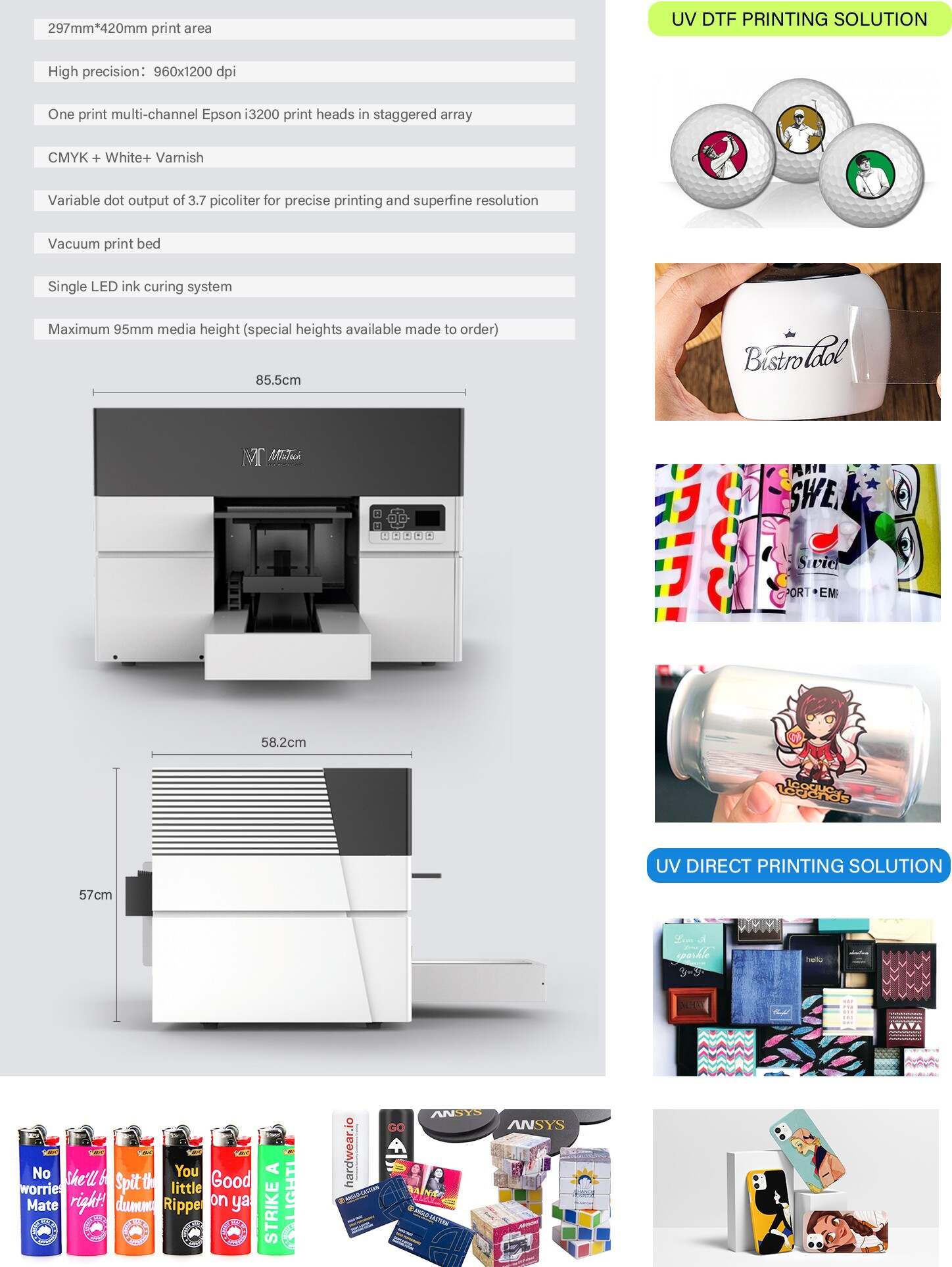 Machine d'impression numérique UV format A3 - supplytechmaroc