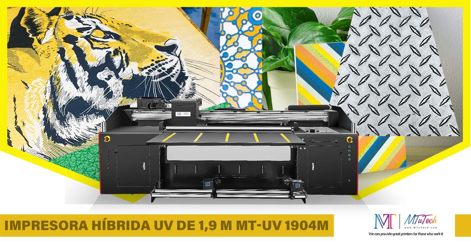 Banner de impresora híbrida UV