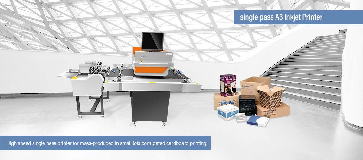 MT A3 Single Pass Printer for Corrugated Cardboard