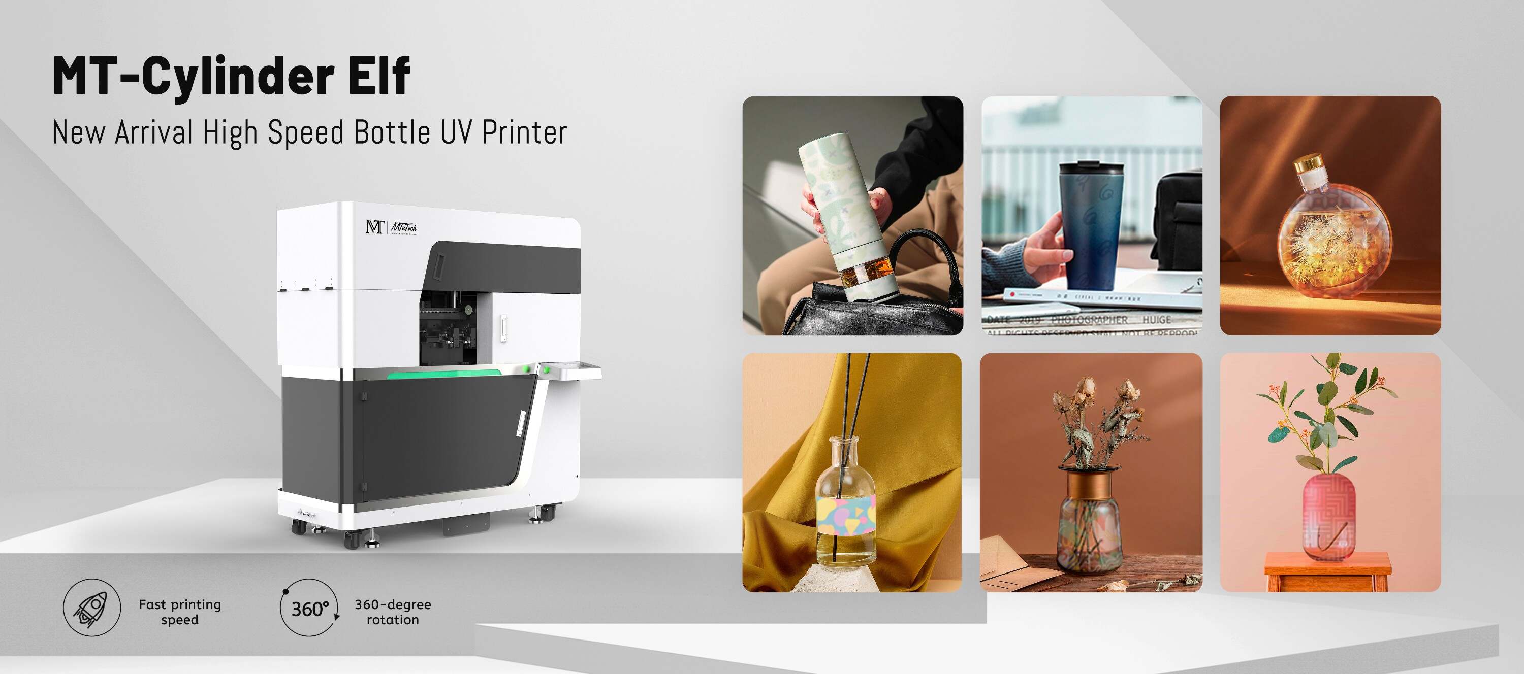 MT UV Bottle Printer for Tumbler Cups Drinkware