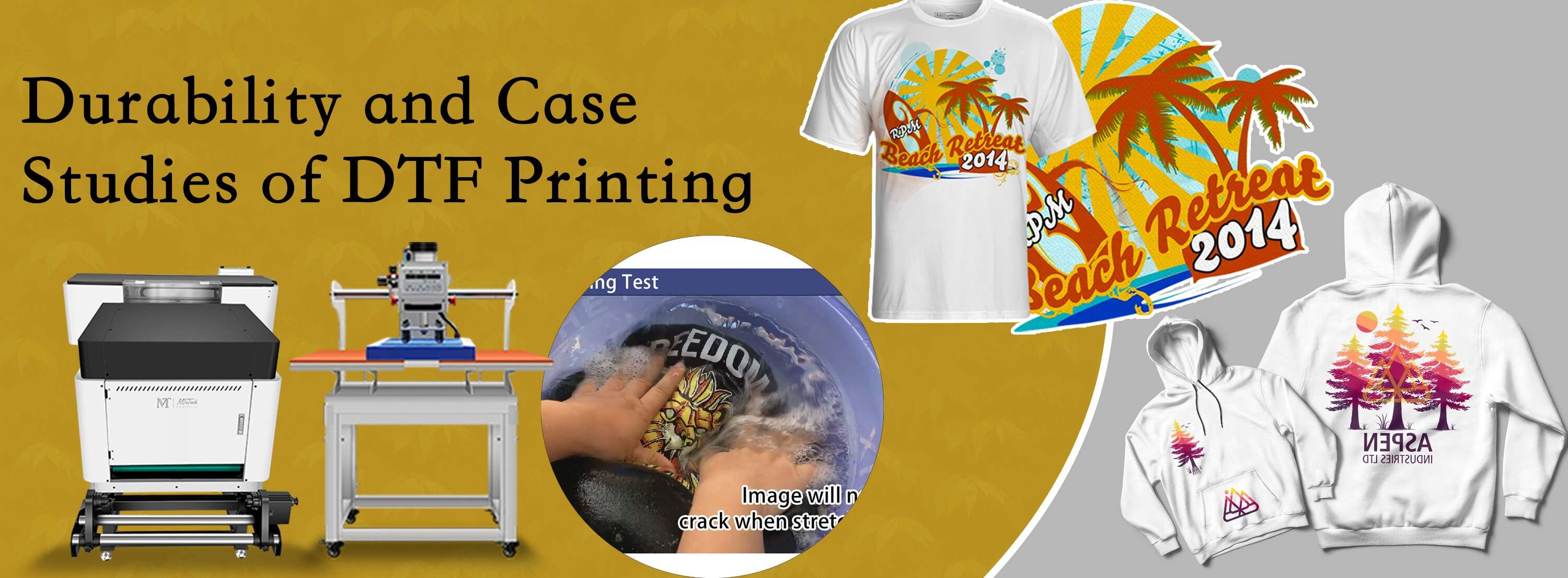 Durability and Case Studies of DTF Printing