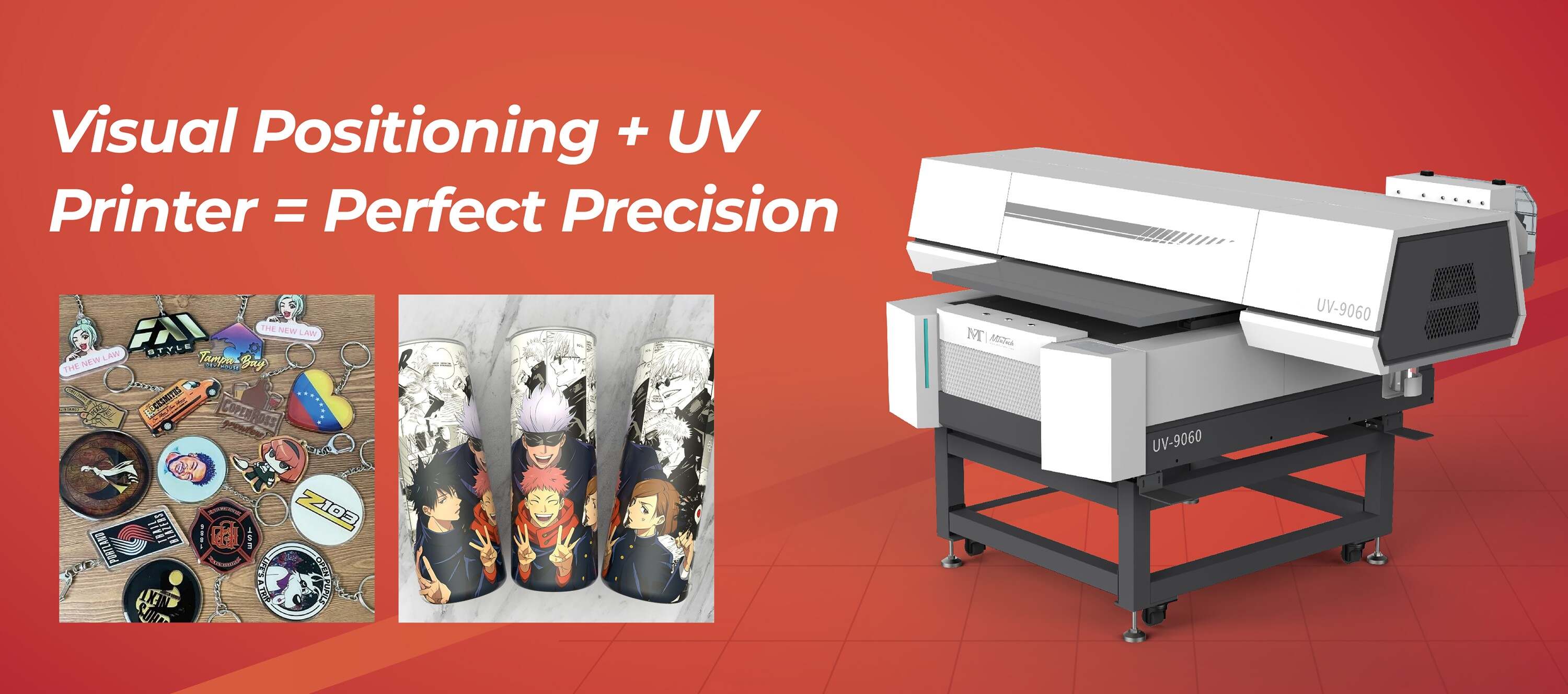 visual positioning uv printer