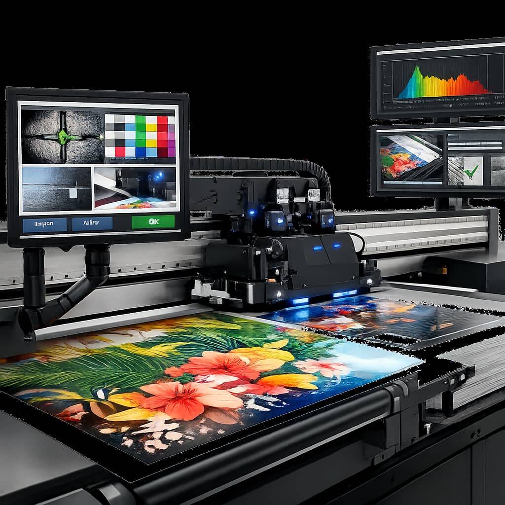 Enhanced quality control and workflow efficiency in UV printing