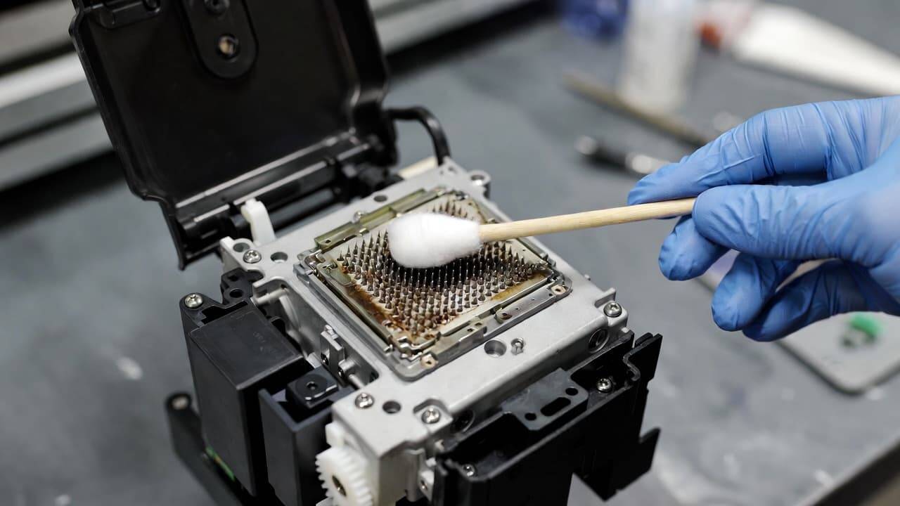 DTF printer white ink circulation system and ink bottles