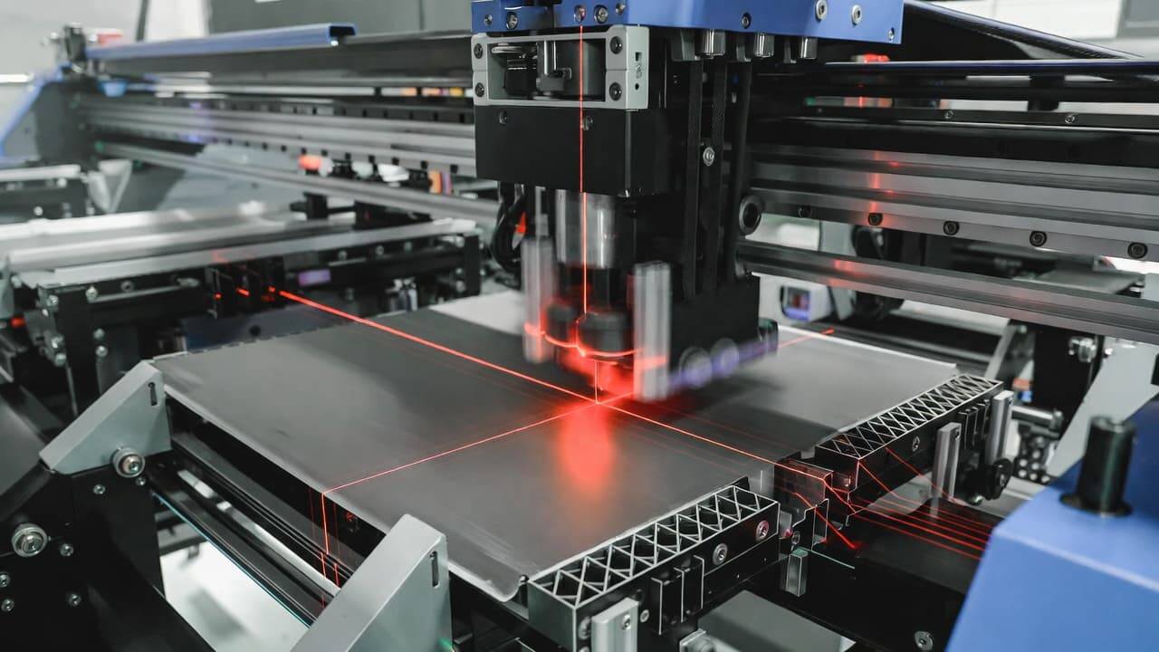 Business owner choosing between laser and visual positioning UV printer systems